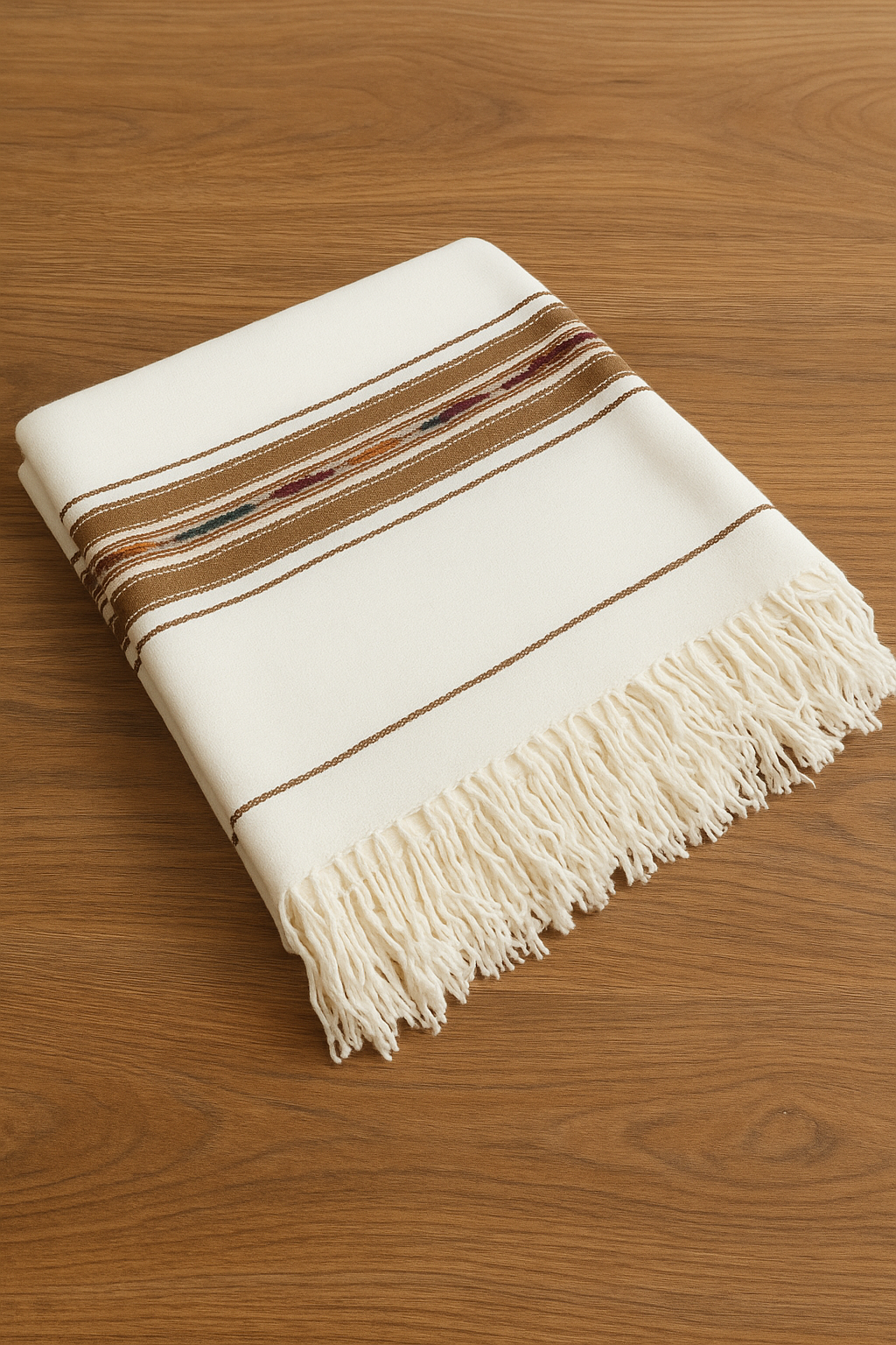 PURE HANDMADE 100% WOOLEN SHAWL FOR MEN LIGHT-WEIGHT