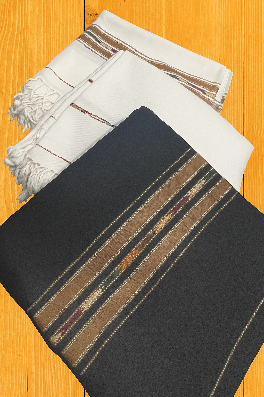 PURE HANDMADE 100% WOOLEN SHAWL FOR MEN LIGHT-WEIGHT